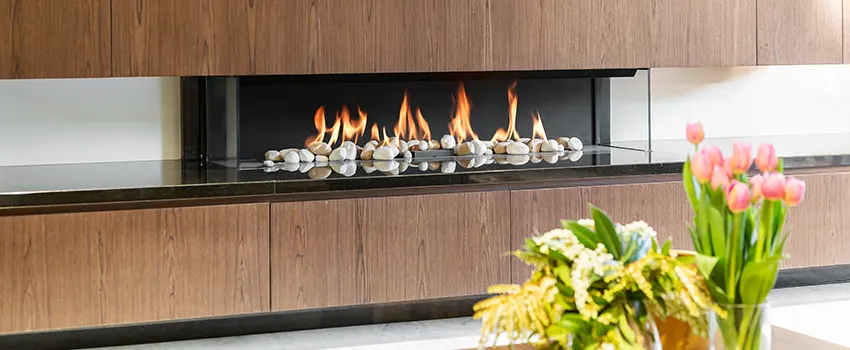 Double-height Fireplace Design Refurbishment in St. Peters, Missouri